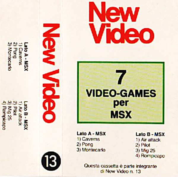 New Video Games MSX N.13